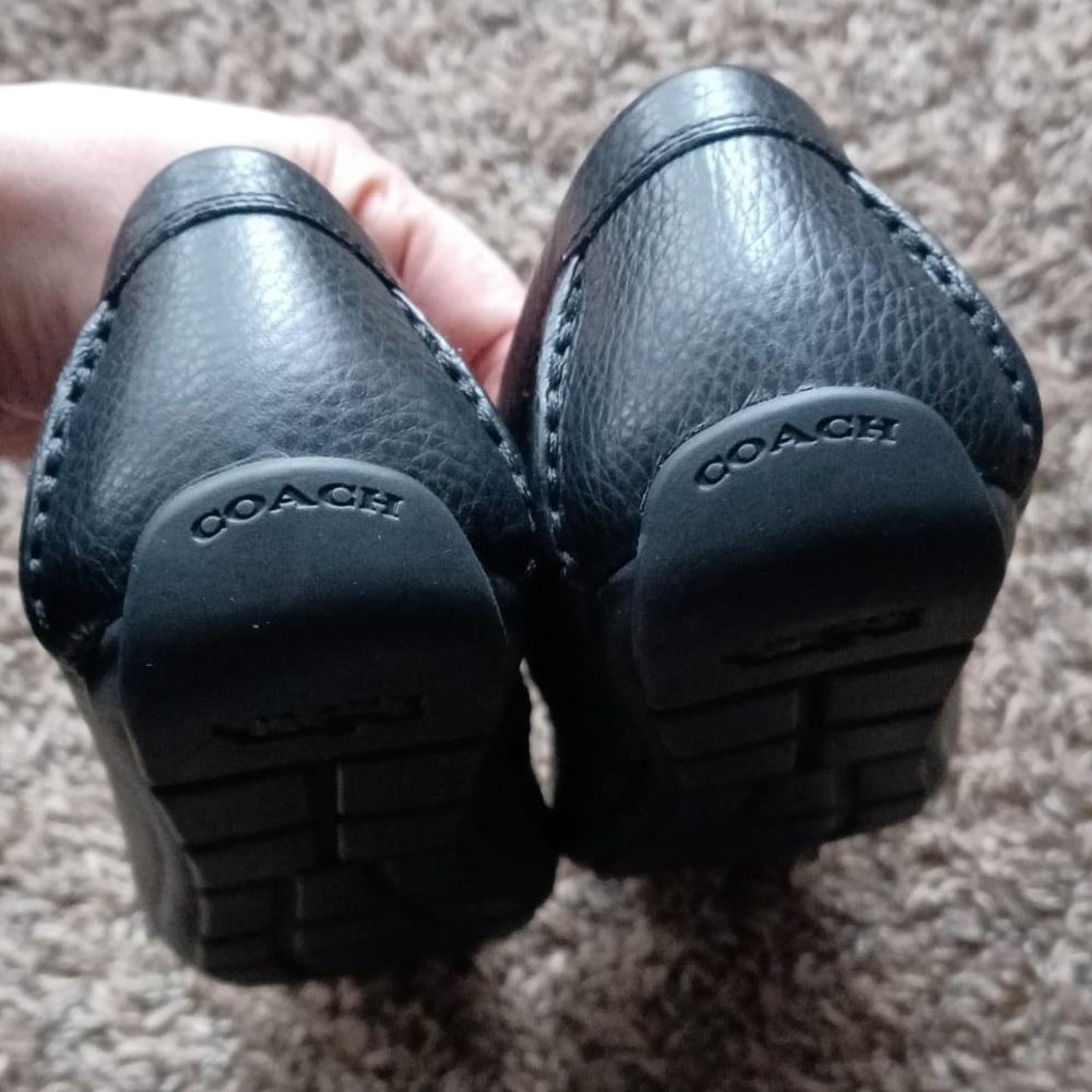 COACH MERLEY WOMENS DRIVER FLATS SHOES SIZE 7 COLOR BLACK - Picture 7 of 14